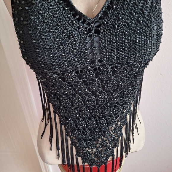 MKM Designs Black Sequin Top - Picture 2 of 11